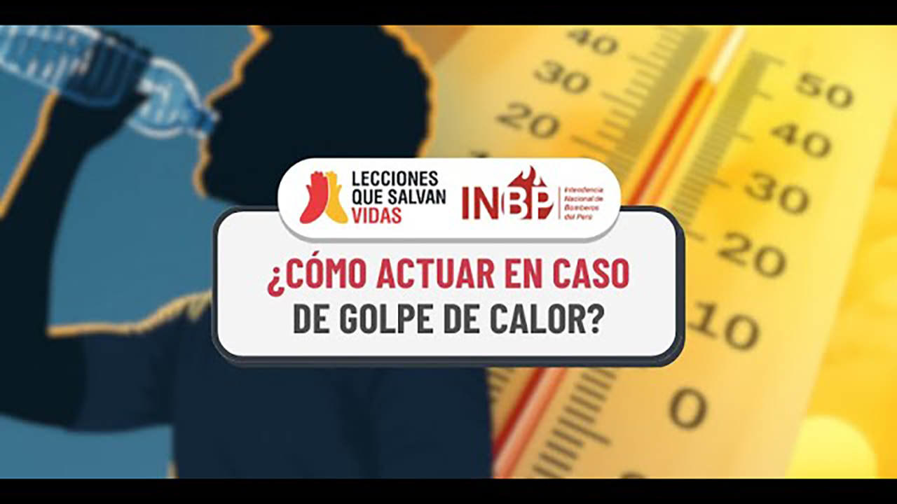 Cómo actuar en caso de golpe de calor