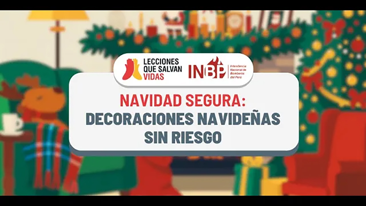 Navidad Segura Decoraciones navideñas sin riesgo