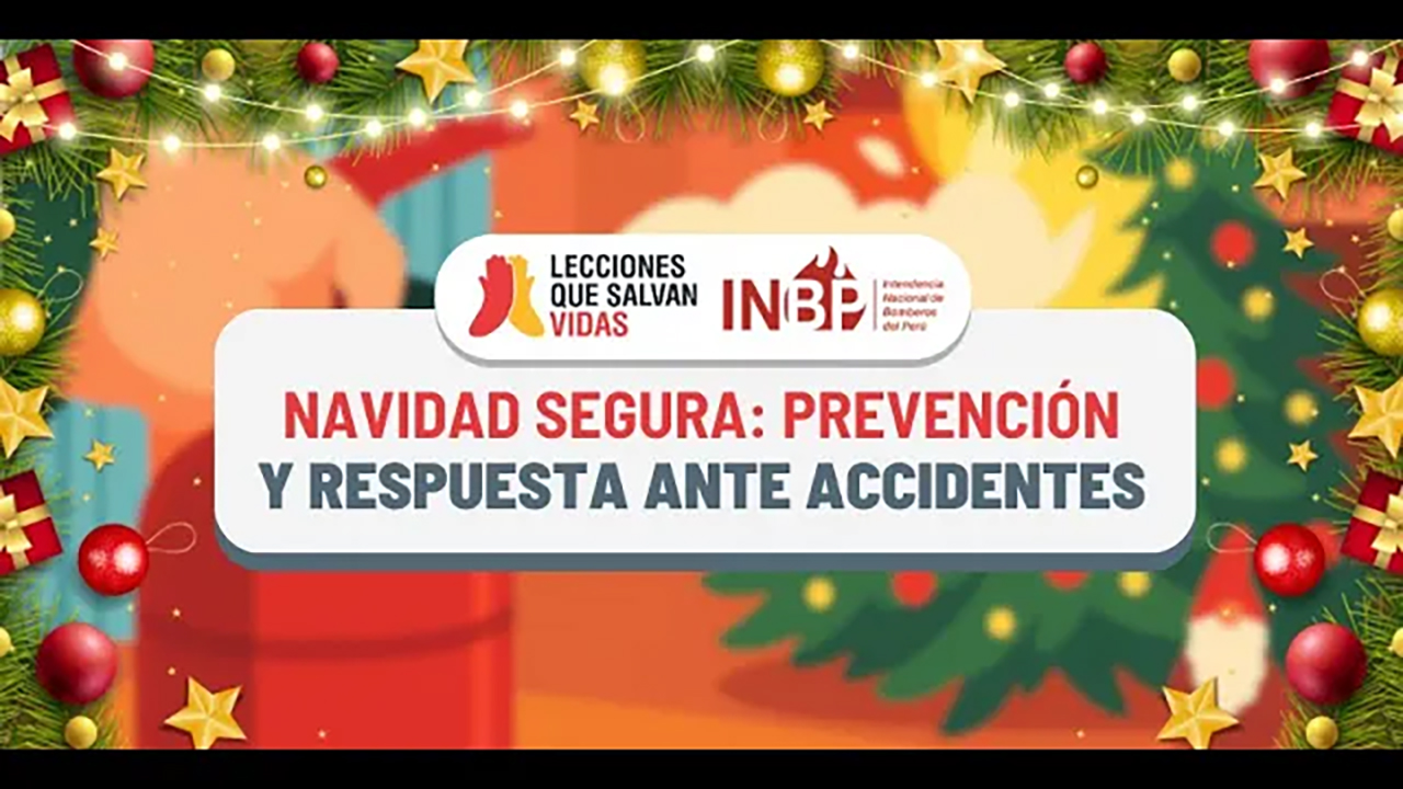 Navidad Segura Prevención y respuesta ante accidentes