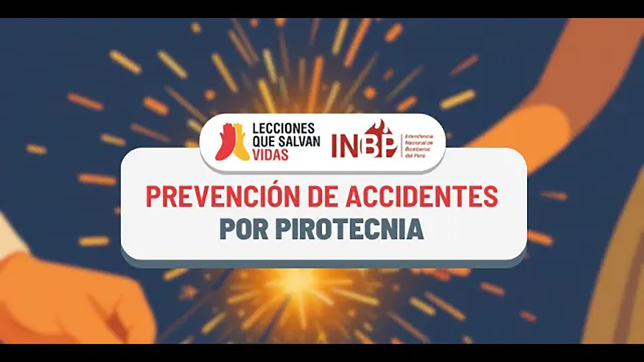 Prevención de accidentes por pirotecnia